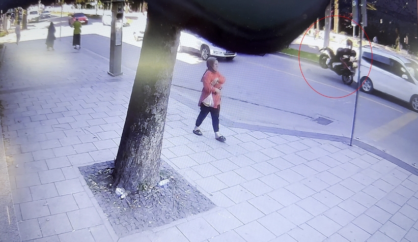 Faciadan dönülen kaza anı kamerada