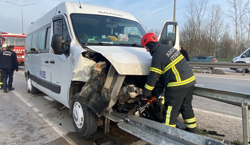 Feci kaza: Sürücünün bacağı koptu