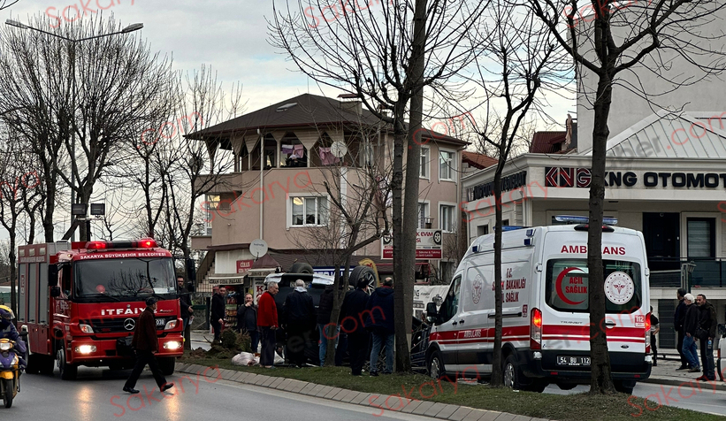 Feci kaza: Takla atıp karşı yöne düştü