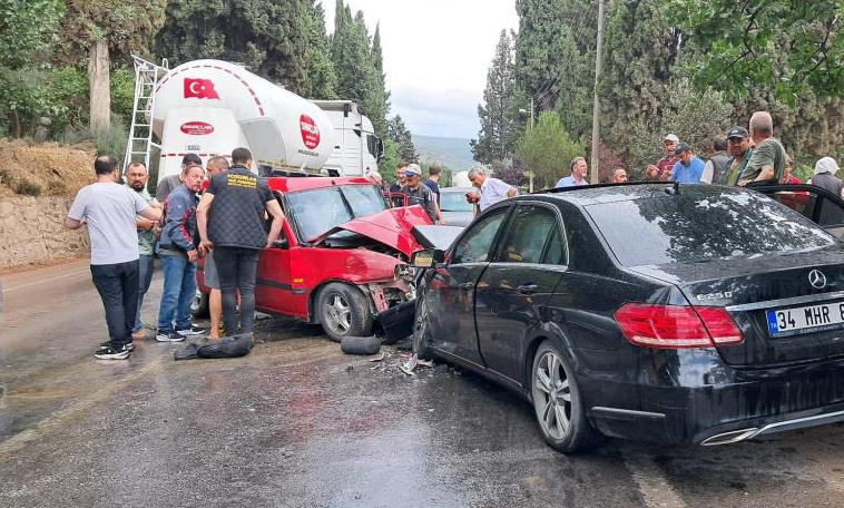 Feci kazada 1 kişi öldü, 4 kişi yaralandı