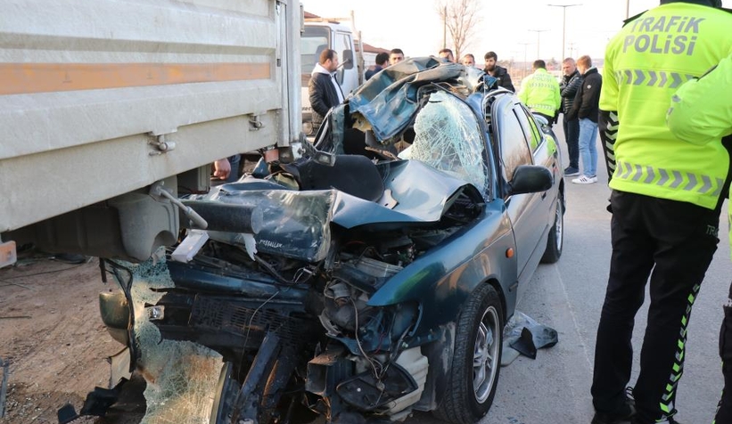 Feci kazada dede öldü, torunu ağır yaralı