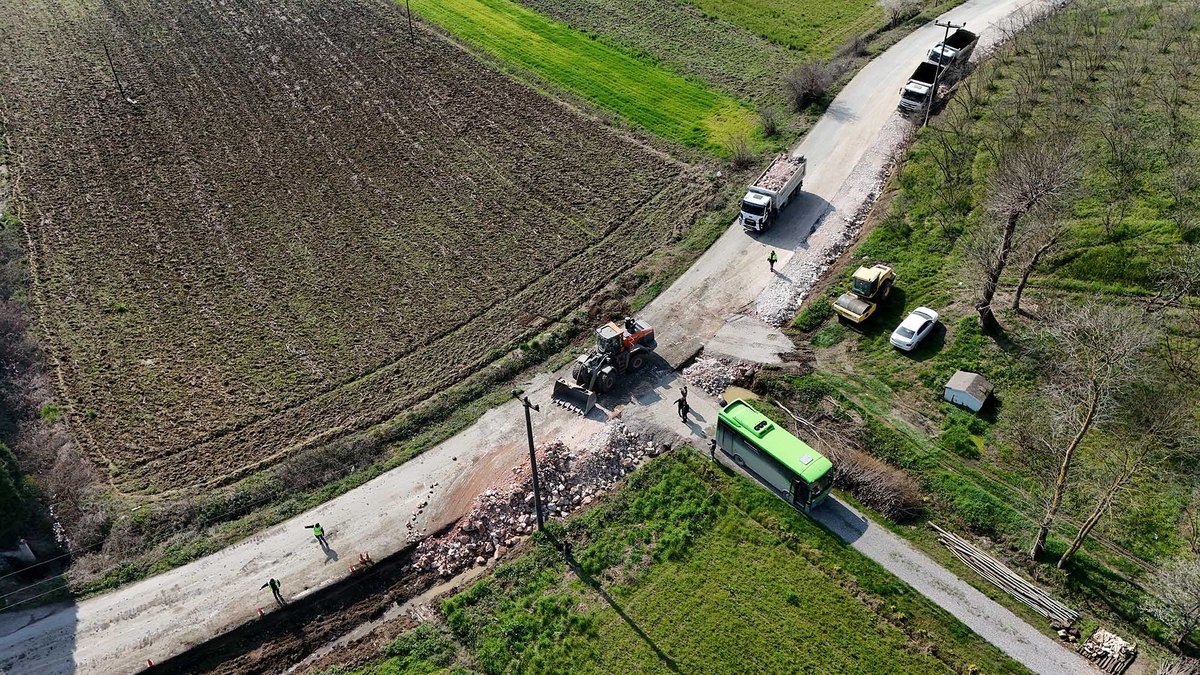 Ferizli ile Gölkent arasına yeni grup yolunu