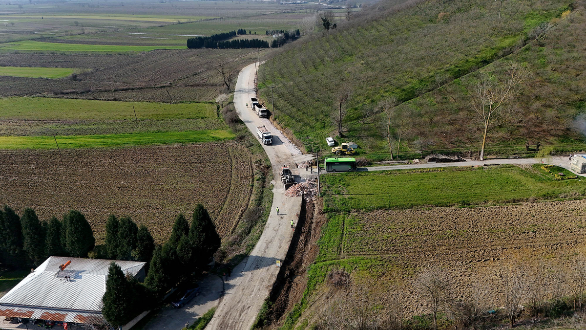Ferizli ile Gölkent arasına yeni grup yolunu
