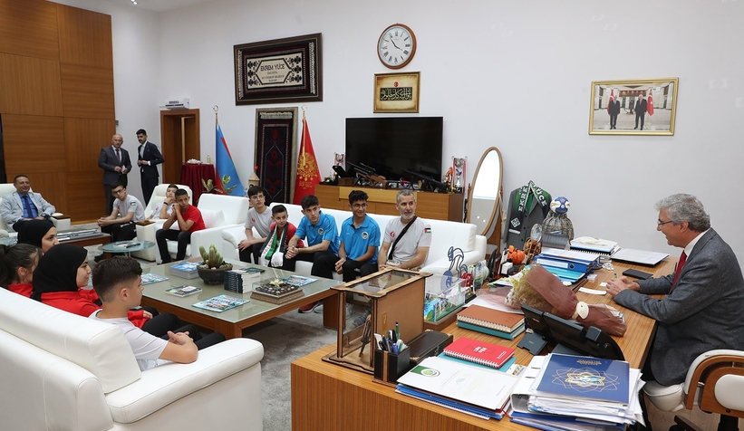 Filistinli karateciler, Sakarya’da tecrübelerini paylaştı