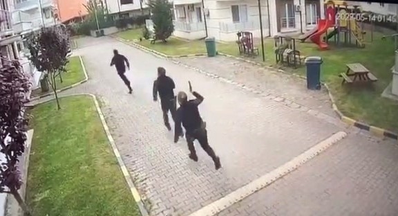 Filmleri aratmayan kovalamaca kamerada