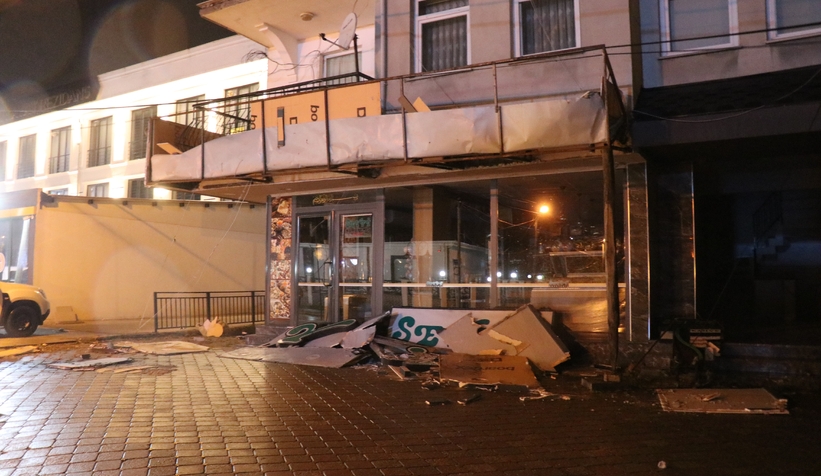 Fırtına Sapancayı vurdu