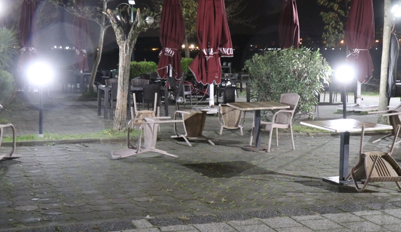 Fırtına Sapancayı vurdu