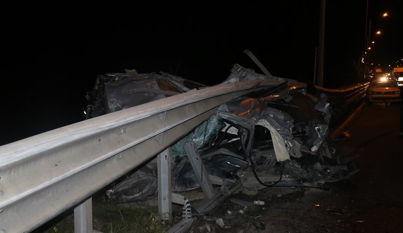 Freni patlayan kamyon dehşet saçtı