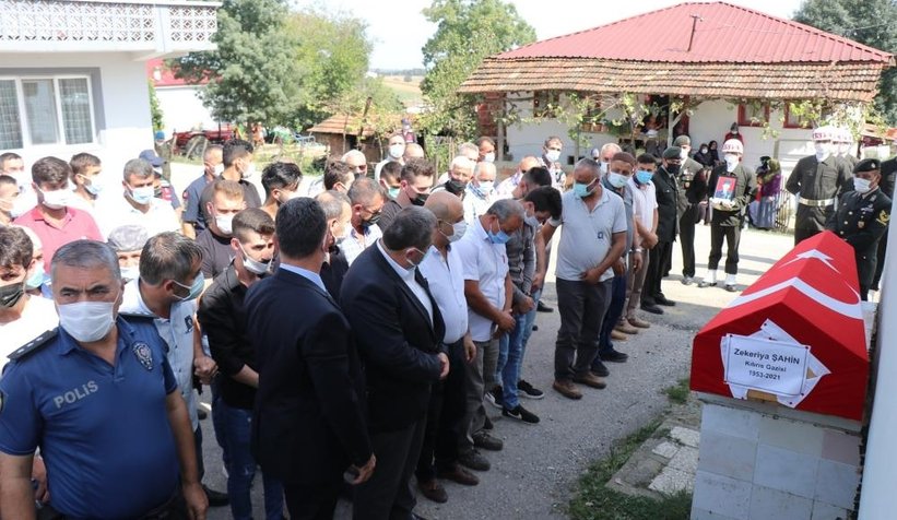 Gaziler Gününde vefat eden Kıbrıs Gazisine son görev