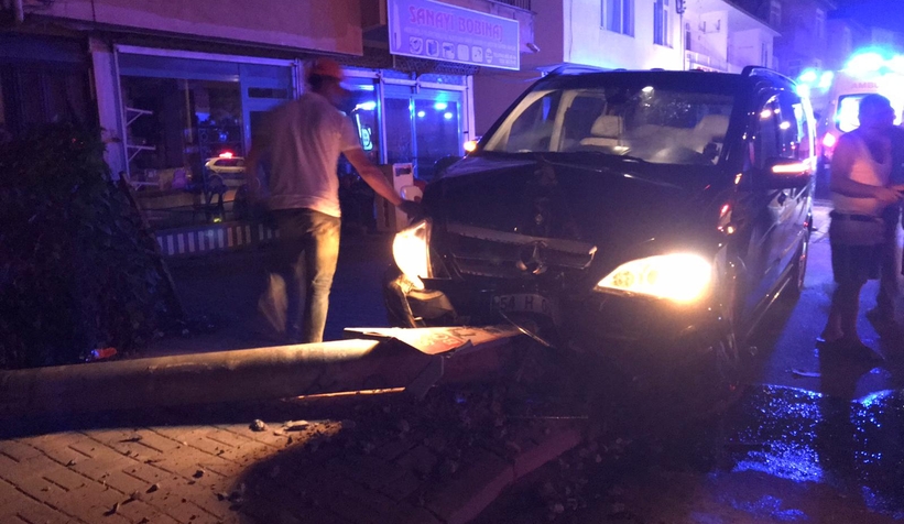 Gece saatlerinde Akyazı'da kaza