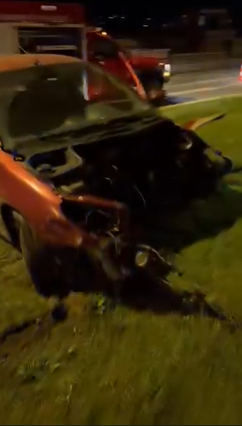 Gece yarısı feci kaza