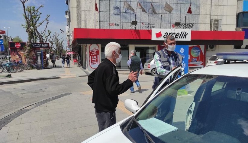 Geri döneyim o zaman, kusura bakmayın dedi cezayı yedi