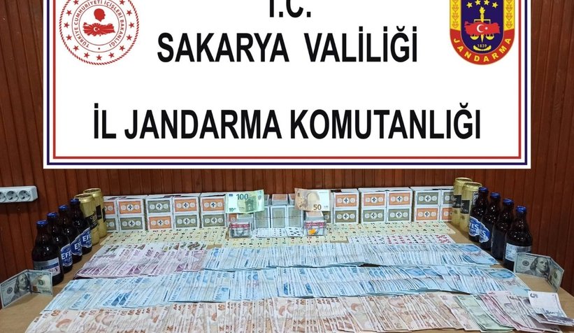 Geyve'de kumarcılara baskın