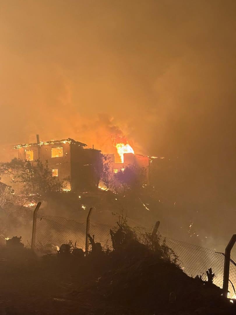 Geyve'deki orman yangınında 2 köy boşaltıldı