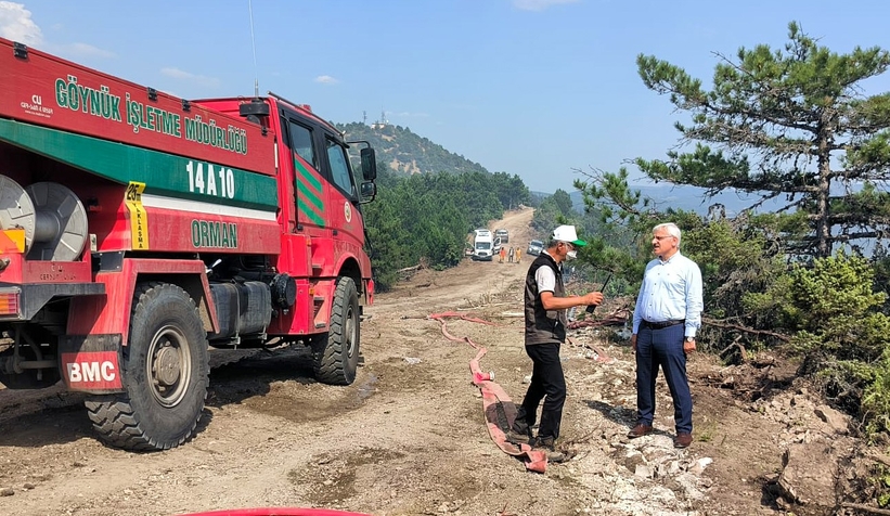 Göynük'te büyük orman yangını
