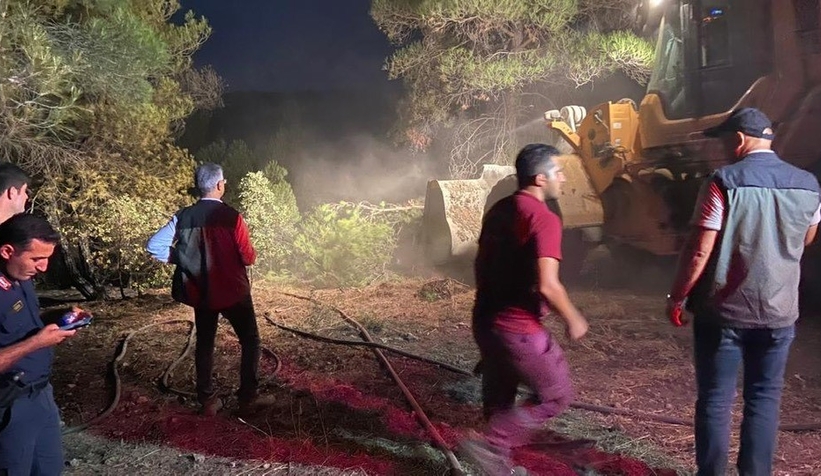 Göynük'te orman yangını kontrol altına alındı