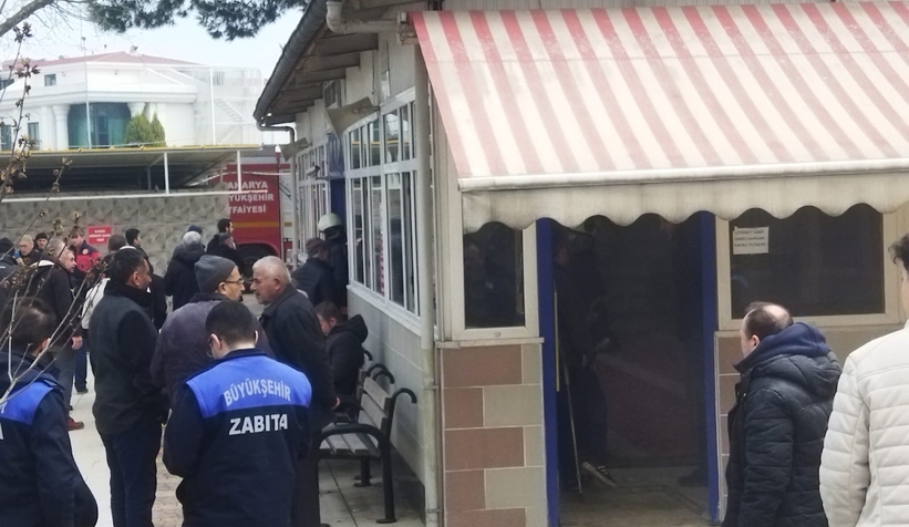 Güllük Camii’nde Cuma vakti yangın çıktı