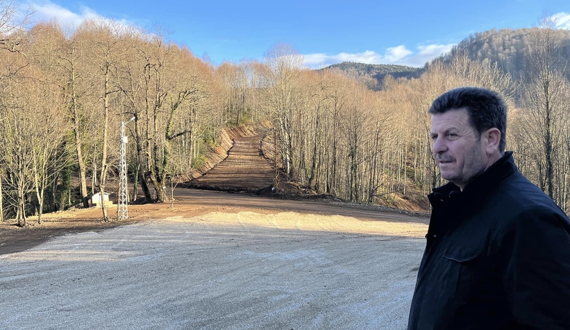 Güzlek Kızak Şenliği alanı hazırlandı