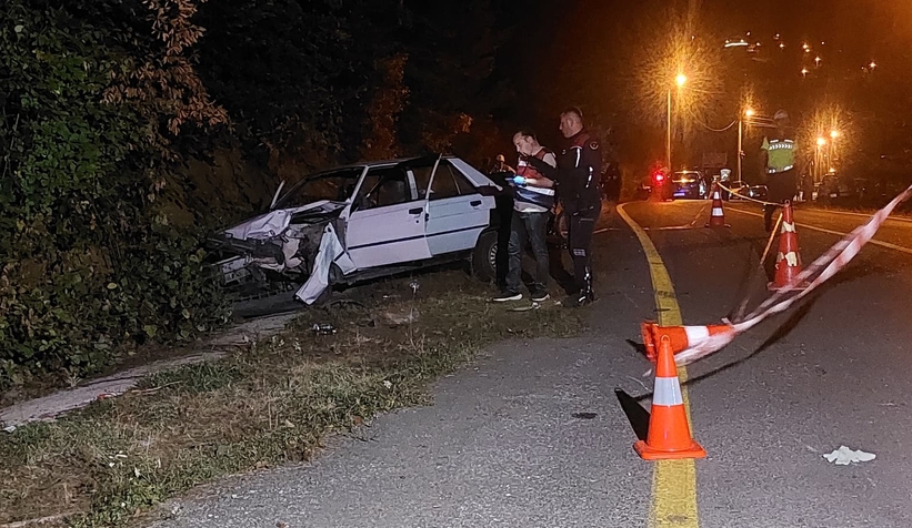 Güzlek'te kaza: Motosikletli öldü