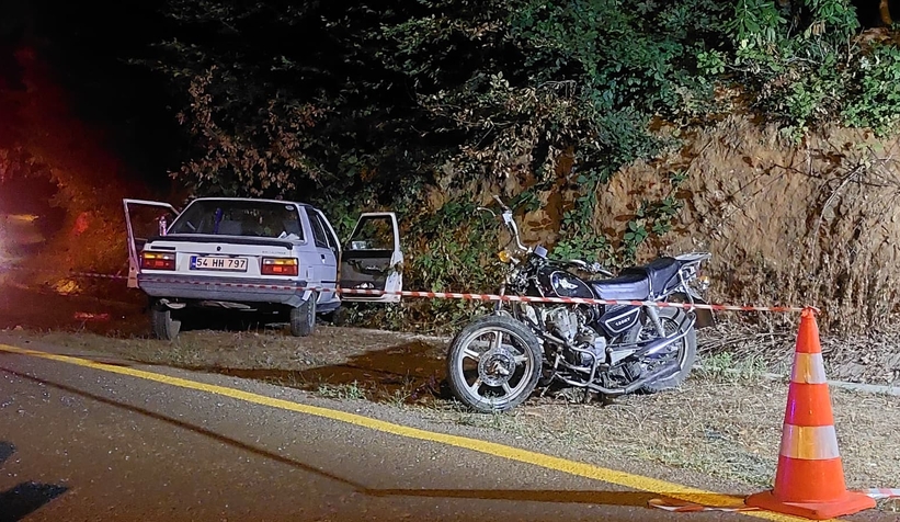 Güzlek'te kaza: Motosikletli öldü