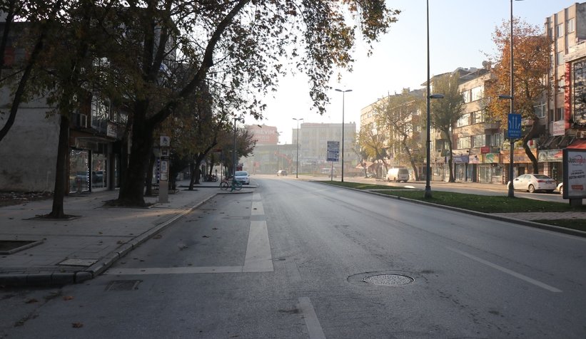 Hafta sonu yasağın ilk gününde polis denetimde