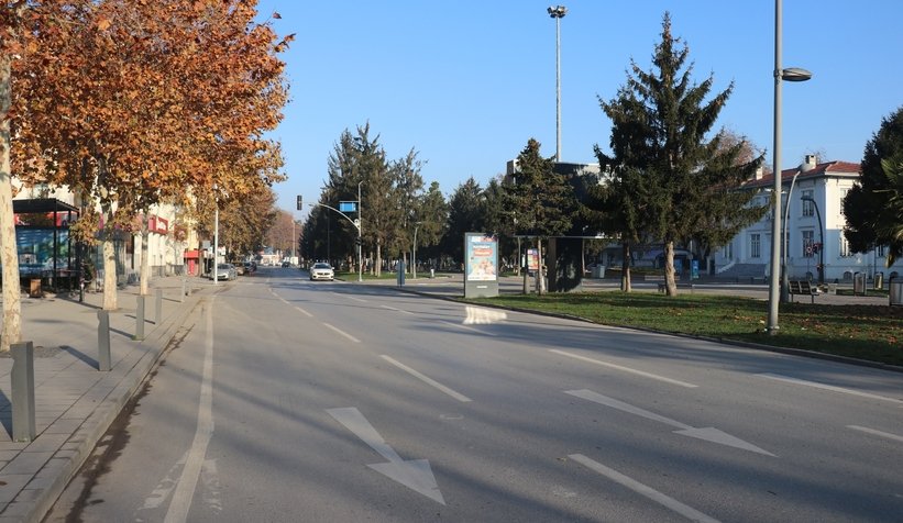 Hafta sonu yasağın ilk gününde polis denetimde