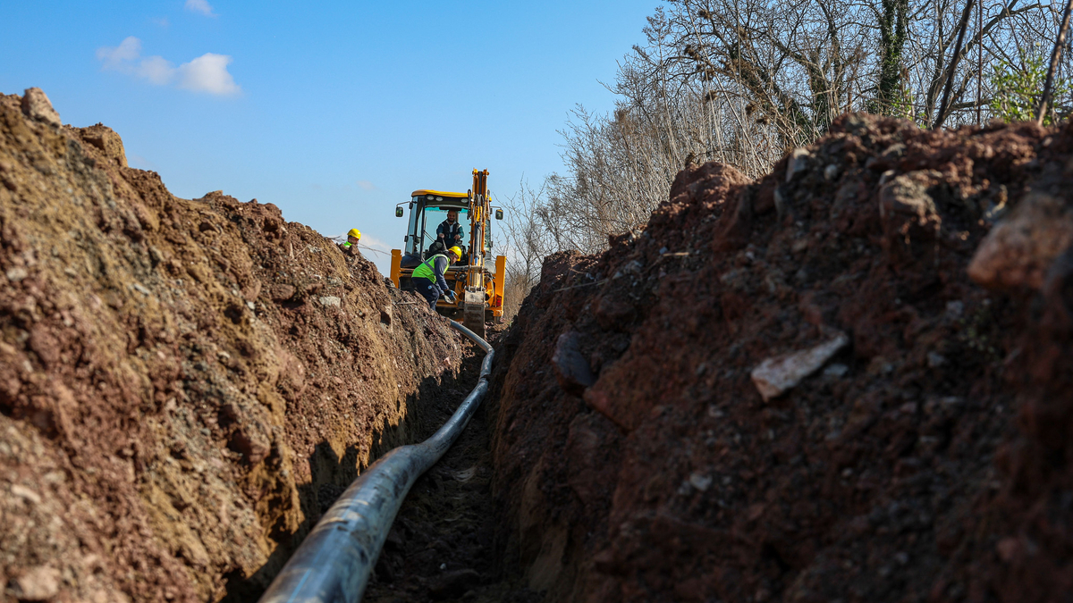 Hanlı'ya 5 bin metrelik güçlü altyapı ağı
