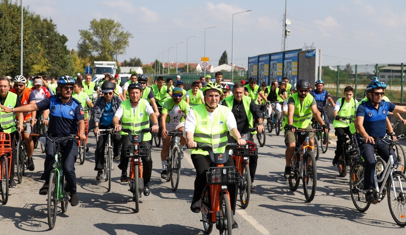 Hareketlilik haftasında bisiklet etkinliği