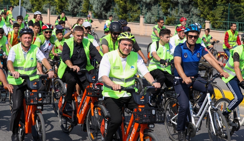 Hareketlilik haftasında bisiklet etkinliği