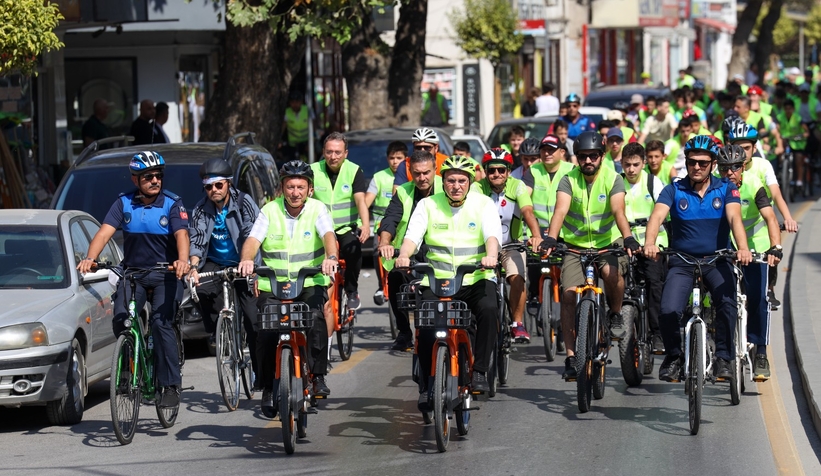 Hareketlilik haftasında bisiklet etkinliği
