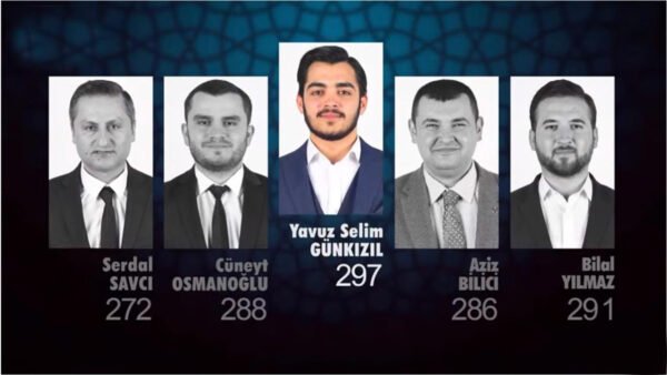 Harputoğlu hocanın öğrencisi birinci oldu