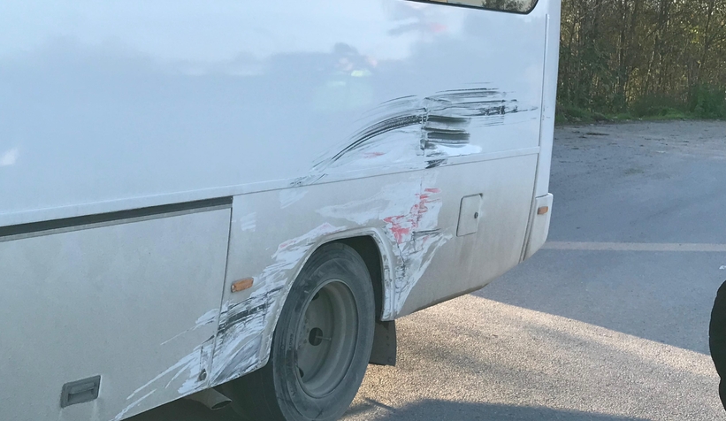 Hasta taşıyan ambulans kaz ayaptı