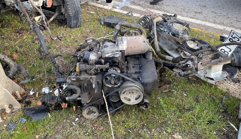 Hastane dönüşünde kaza 1 ölü, 2 yaralı