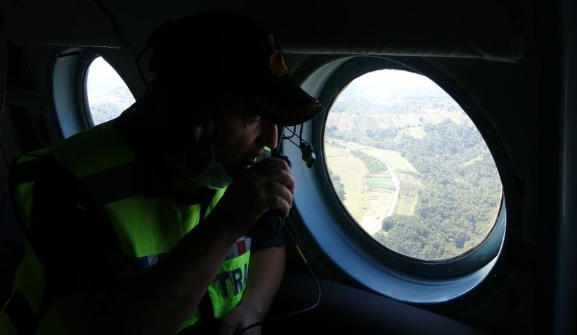 Havadan ceza yağdı