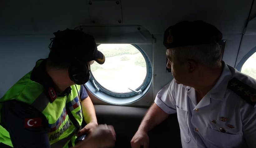 Havadan ceza yağdı