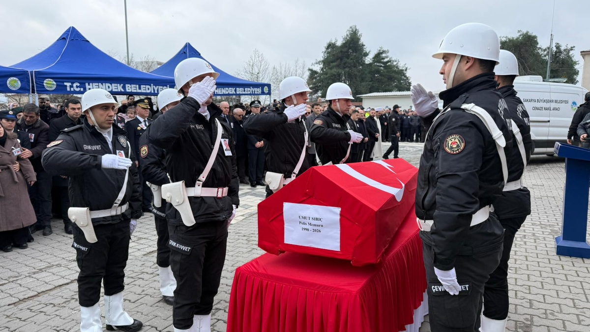 Hayatını kaybeden polis için tören düzenlendi