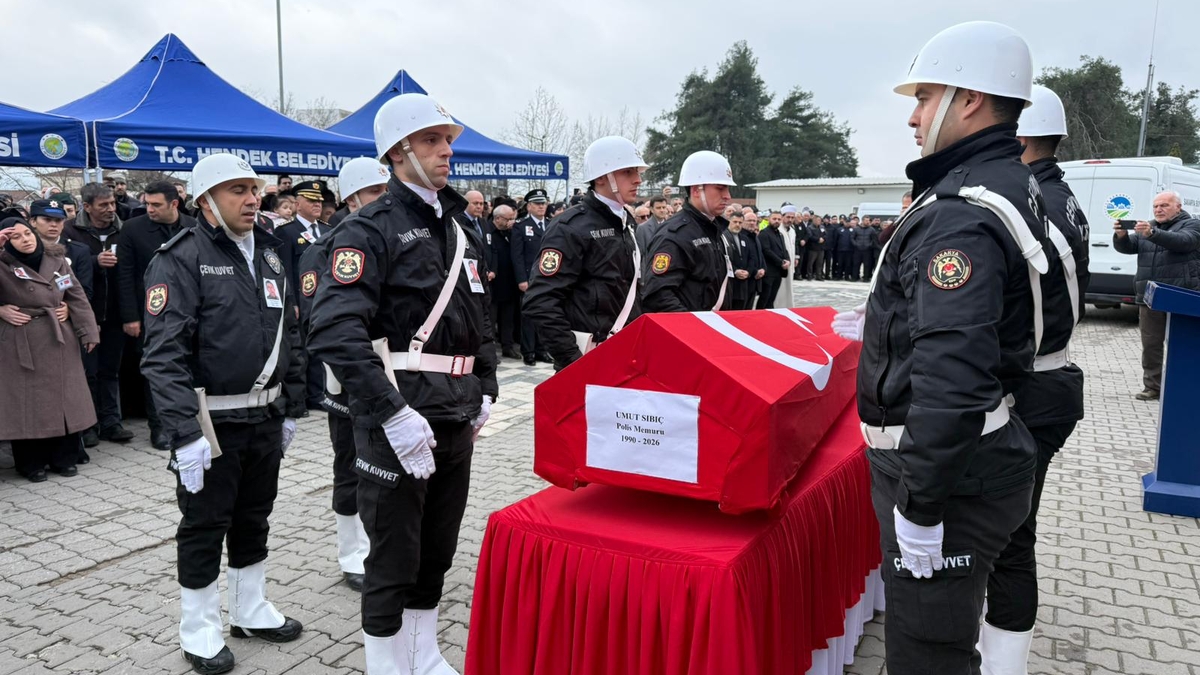 Hayatını kaybeden polis için tören düzenlendi