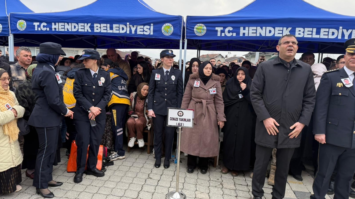 Hayatını kaybeden polis için tören düzenlendi
