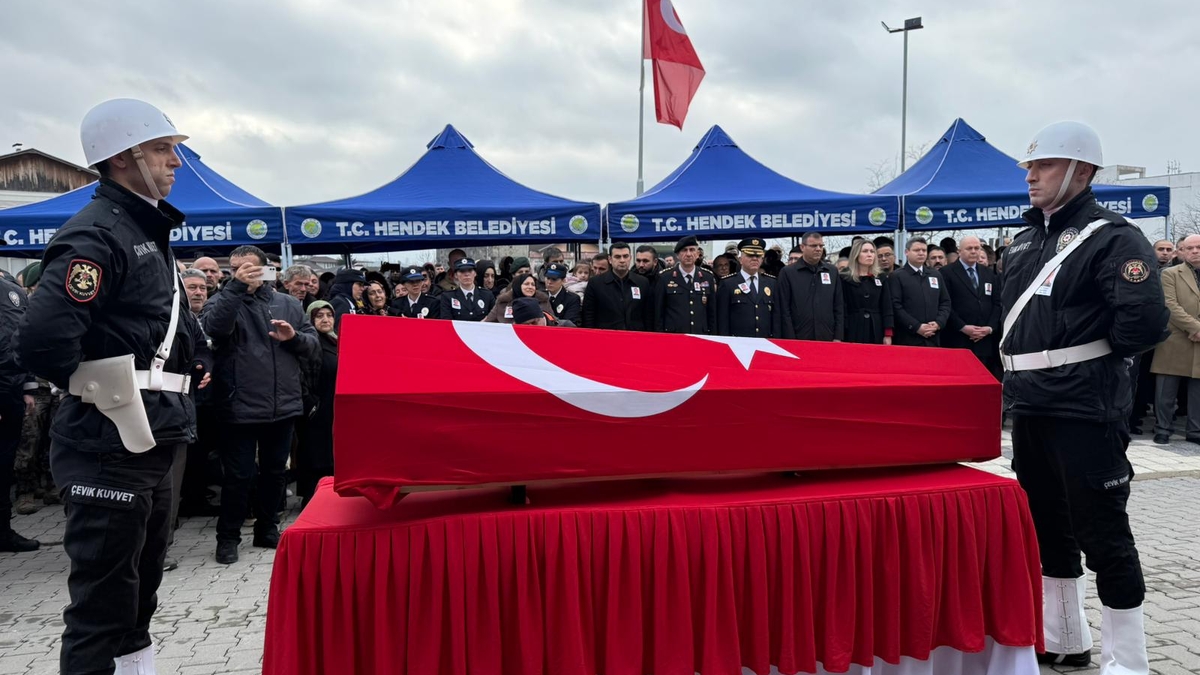Hayatını kaybeden polis için tören düzenlendi