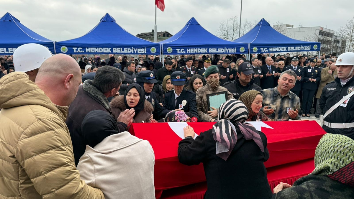 Hayatını kaybeden polis için tören düzenlendi