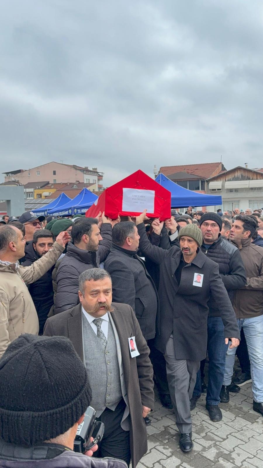 Hayatını kaybeden polis için tören düzenlendi