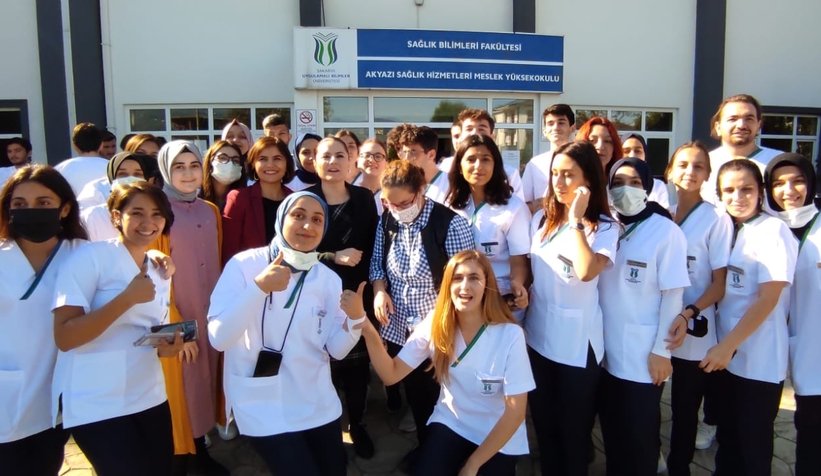 Hemşirelik bölümü öğrencilerinin forma heyecanı