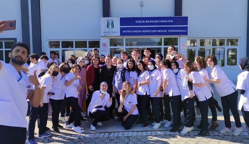 Hemşirelik bölümü öğrencilerinin forma heyecanı