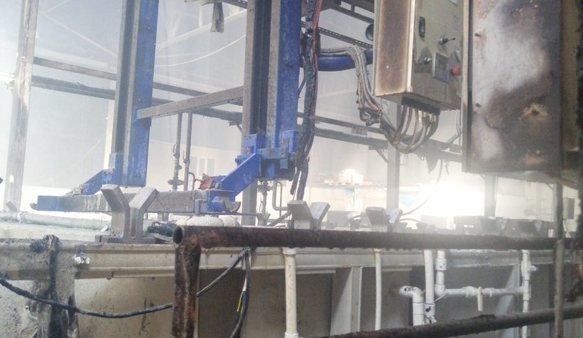 Hendek 2.OSB'de fabrika yandı