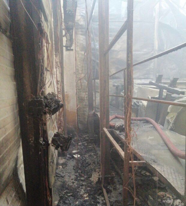 Hendek 2.OSB'de fabrika yandı