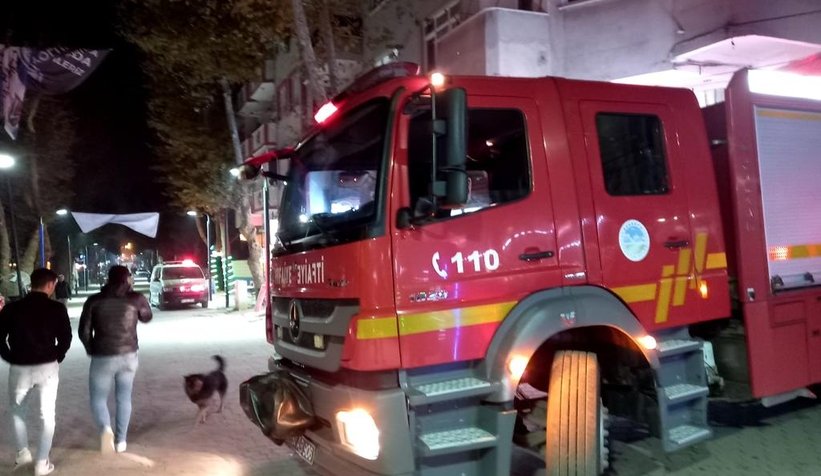Hendek'te yangın paniği