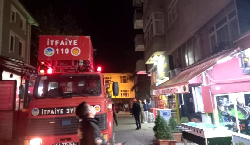 Hendek'te yangın paniği