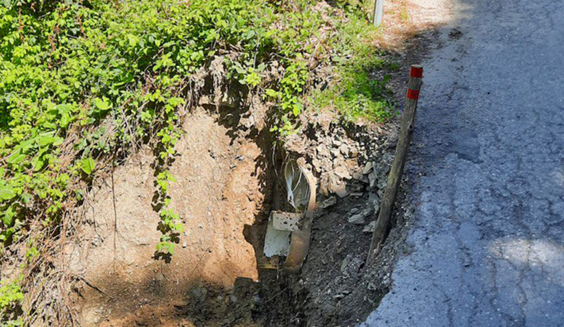 Heyelan bölgesine Büyükşehir’den anında müdahale