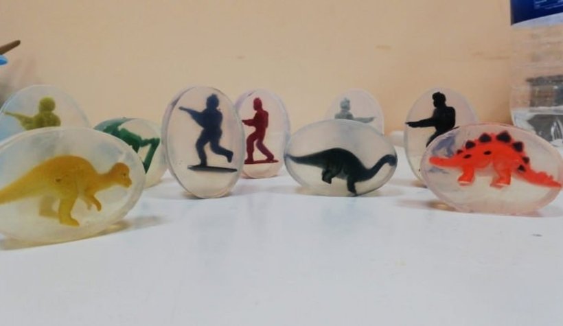 Hijyen arttırıcı oyuncak sabun ürettiler