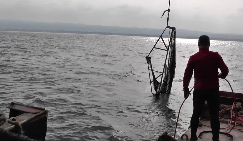 Hitler'in denizaltısı ağlardan temizleniyor